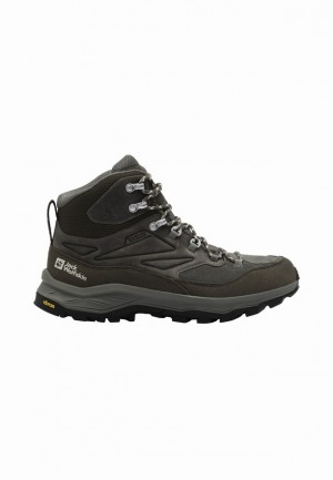 Coffee Jack Wolfskin Cyrox Texapore Mid Men Hiking Shoes | 55837997