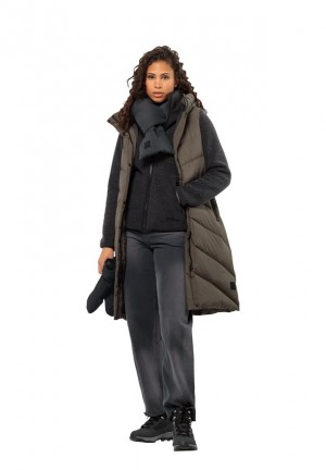 Coffee Jack Wolfskin Marienplatz Women Vest | 14204435