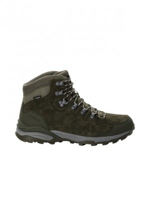 Coffee Jack Wolfskin Refugio Texapore Mid Men Hiking Shoes | 58018433