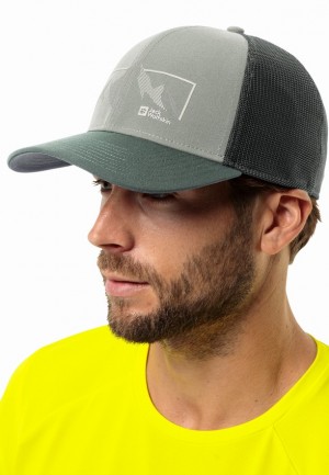 Green Jack Wolfskin Brand Men Baseball Caps | 71143860