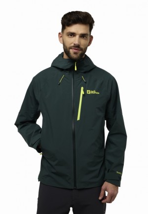 Green Jack Wolfskin Eagle Peak 2l Men Rain Jackets | 59201247