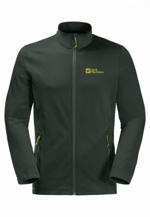 Green Jack Wolfskin Kolbenberg Fz Men Fleece Jackets | 28483088