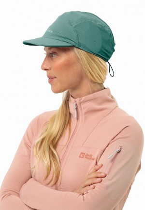 Green Jack Wolfskin Prelight Chill Men Baseball Caps | 63980941
