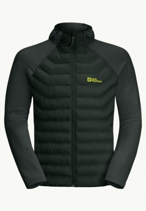 Green Jack Wolfskin Routeburn Pro Hybrid Men Jackets | 15127916