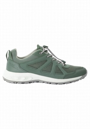 Green Jack Wolfskin Woodland 2 Vent Low Women Hiking Shoes | 44484577