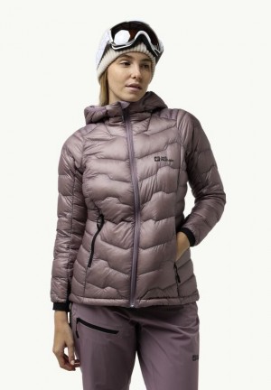 Grey Jack Wolfskin Alpspitze Women Down Jackets | 92835225