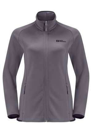 Grey Jack Wolfskin Baiselberg Fz Women Fleece Jackets | 35566083