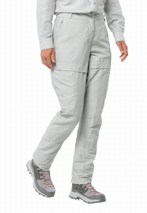 Grey Jack Wolfskin Barrier Women Pants | 35802794