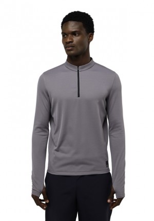 Grey Jack Wolfskin Bike Commute Hz Men T Shirts | 33571885