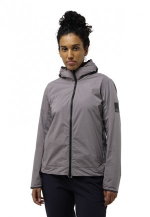 Grey Jack Wolfskin Bike Commute Xt Women Jackets | 39034715