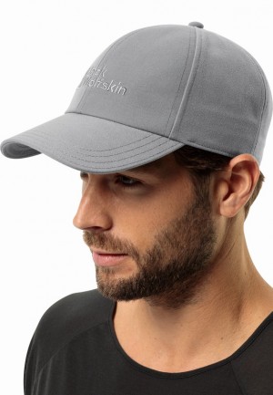 Grey Jack Wolfskin Brand Men Baseball Caps | 31999507