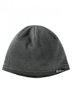 Grey Jack Wolfskin Brand Men Beanie | 81604286
