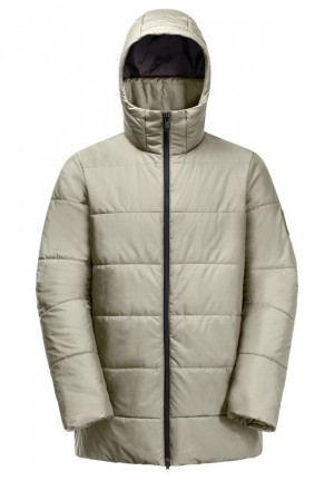 Grey Jack Wolfskin Deutzer Long Men Jackets | 85643544