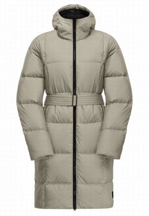 Grey Jack Wolfskin Frozen Lake Women Down Coats | 25111381