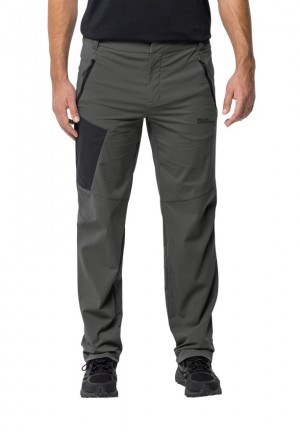 Grey Jack Wolfskin Glastal Men Hiking Pants | 53884064
