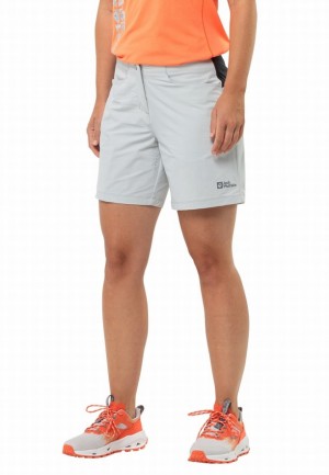 Grey Jack Wolfskin Gravex Women Shorts | 20519194