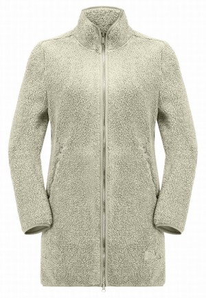 Grey Jack Wolfskin High Curl Women Coats | 21666823