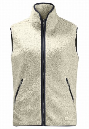 Grey Jack Wolfskin High Curl Women Vest | 14085541