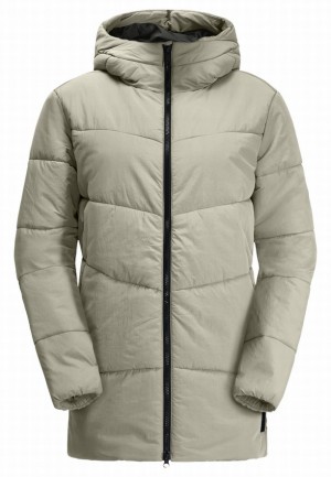 Grey Jack Wolfskin Karolinger Long Women Coats | 90948850