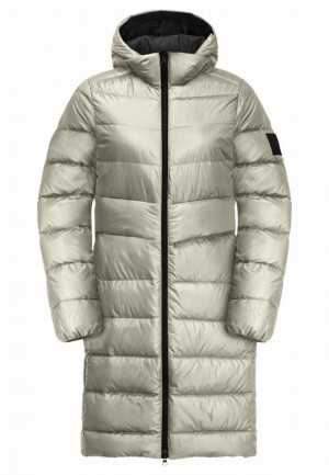 Grey Jack Wolfskin Lenauplatz Women Down Coats | 50834758