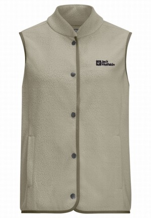 Grey Jack Wolfskin Light Curl Women Vest | 32025612