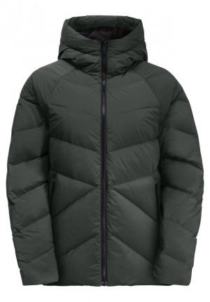 Grey Jack Wolfskin Marienplatz Women Down Jackets | 45619947