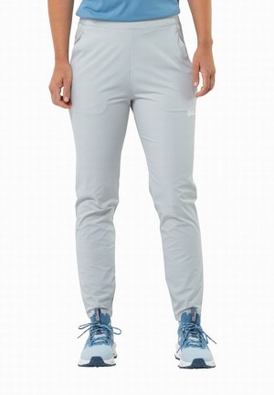 Grey Jack Wolfskin Prelight Women Pants | 87136020