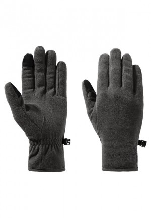 Grey Jack Wolfskin Real Stuff Men Gloves | 27907349
