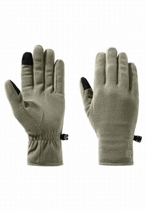 Grey Jack Wolfskin Real Stuff Women Gloves | 79239387