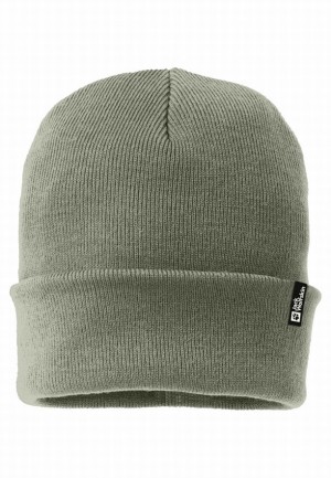 Grey Jack Wolfskin Rib Women Beanie | 45755939