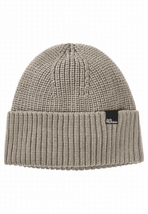 Grey Jack Wolfskin Schwansee Women Beanie | 13430927
