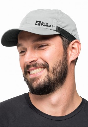 Grey Jack Wolfskin Strap Men Baseball Caps | 33921522