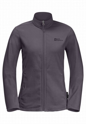 Grey Jack Wolfskin Taunus Fz Women Fleece Jackets | 22099211