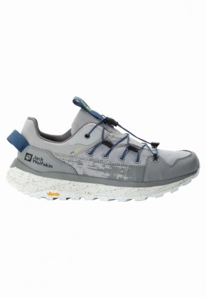 Grey Jack Wolfskin Terraquest Low Men Hiking Shoes | 61450942