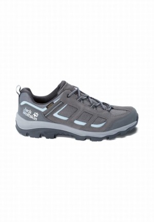 Grey Jack Wolfskin Vojo 3 Texapore Low Women Hiking Shoes | 12047803
