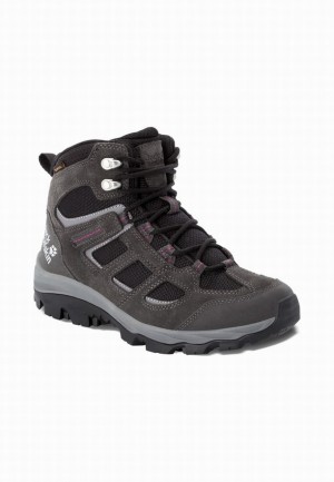 Grey Jack Wolfskin Vojo 3 Texapore Mid Women Hiking Shoes | 44477418