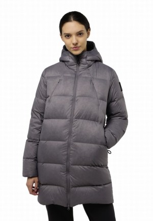 Grey Jack Wolfskin Wandermood Women Down Coats | 50935025