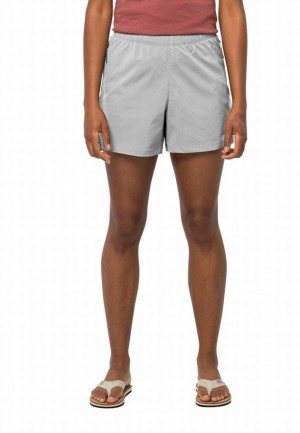 Grey Jack Wolfskin Wanderthirst Women Shorts | 84963144