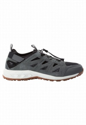 Grey Jack Wolfskin Woodland 2 Hybrid Low Men Hiking Shoes | 76496633