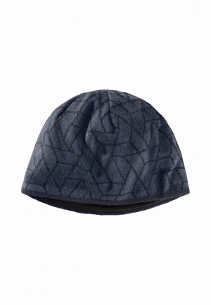 Navy Jack Wolfskin Alpspitze Men Beanie | 28126072