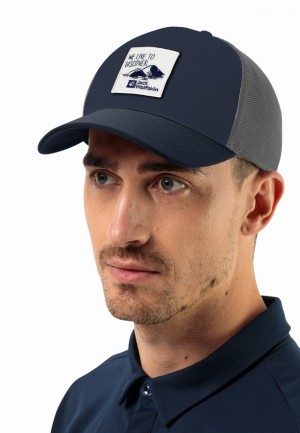 Navy Jack Wolfskin Brand Men Baseball Caps | 78491368