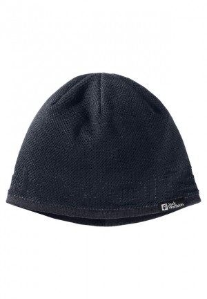 Navy Jack Wolfskin Brand Men Beanie | 87442226