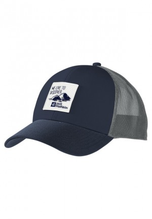 Navy Jack Wolfskin Brand Women Baseball Caps | 53924130