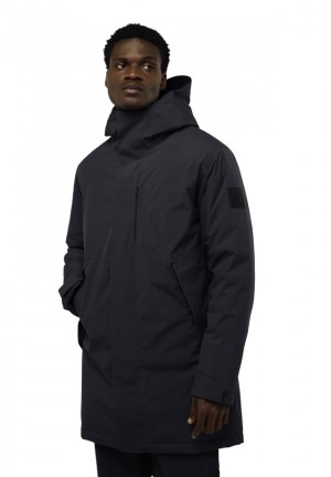Navy Jack Wolfskin Brandenburger Men Coats | 43702491