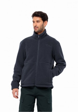 Navy Jack Wolfskin Felslicht Men Fleece Jackets | 74475436