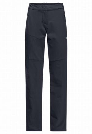 Navy Jack Wolfskin Glastal Winter Women Pants | 58838448