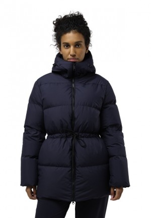 Navy Jack Wolfskin Kirschallee Women Winter Jackets | 72795348