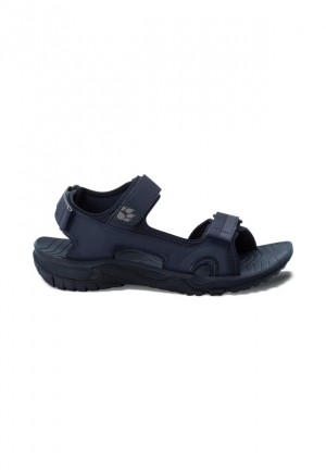 Navy Jack Wolfskin Lakewood Cruise Men Sandals | 11377942