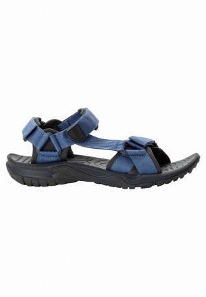 Navy Jack Wolfskin Lakewood Ride Men Sandals | 93792653