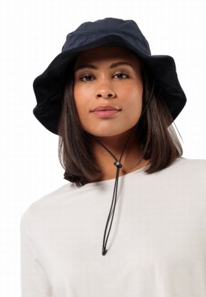 Navy Jack Wolfskin Mesh Women Hats | 54585226